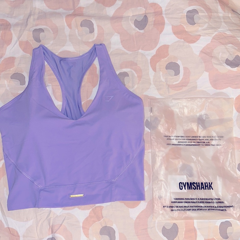 Whitney Simmons x Gymshark - Wildflower Purple - Cropped Tank